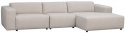 4-osobowa sofa \'Willard\' z chaise longue H - Jasnobeżowa