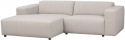 3-osobowa sofa \'Willard\' z chaise longue V - Jasnobeżowa