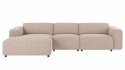 4-osobowa sofa \'Willard\' z chaise longue V - Jasnobeżowa