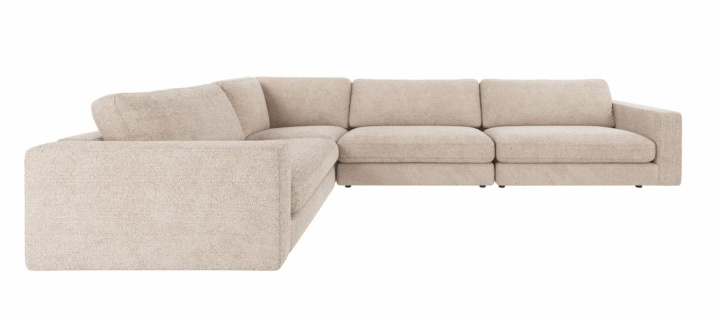 Sofa narożna \'Duncan\' - Jasnoszary w grupie Meble / Sofy / Sofy czteroosobowe w Reforma (122038)