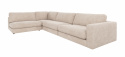Sofa narożna \'Duncan\' Lewy - Jasnoszary