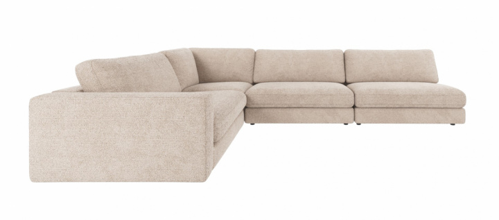 Sofa narożna \'Duncan\' Prawy - Jasnoszary w grupie Meble / Sofy / Sofy trzyosobowe w Reforma (122040)