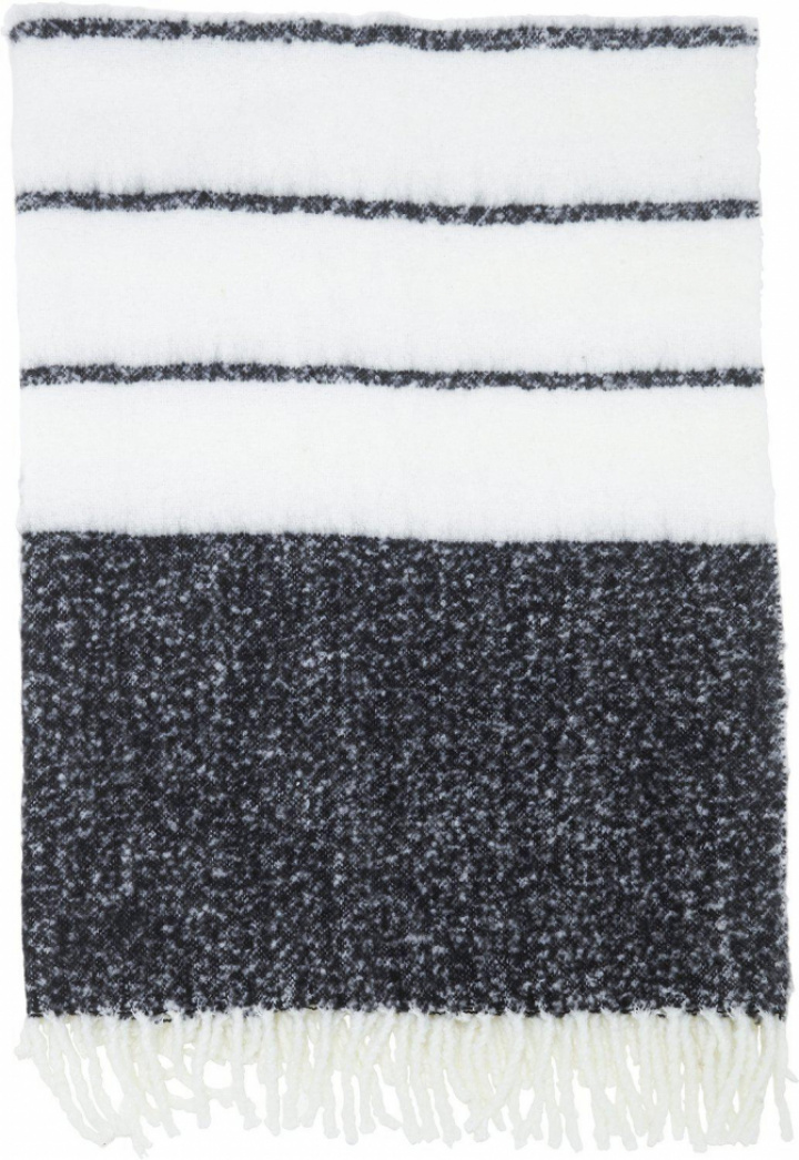 Koc \'Carl\' 130x170 - Czarny/Biały w grupie Wystrój / Tekstylia / Kocyki i pledy w Reforma (1243-71-009)