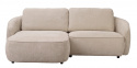3-osobowa sofa \'Norris\' z chaise longue po lewej - Jasnobeżowa