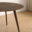 Stół jadalniany \'Luma\' Okrągły 115 cm – Orzech