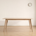 Stół jadalniany \'Line\' 180 cm – Bielone