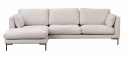 Sofa \'Corwin\' Z chaise longue po lewej - Jasnobeżowy