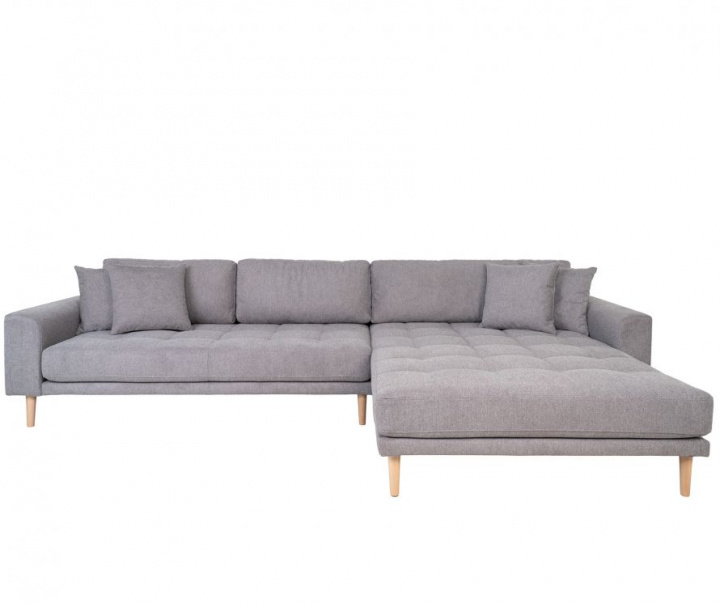Sofa \'Lido\' Prawa - Jasnoszara w grupie Meble / Sofy / Sofy z funkcją spania w Reforma (1301600)