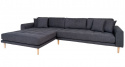 Sofa \'Lido\' Lewa - Ciemnoszara