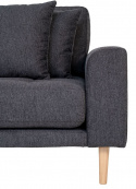 Sofa \'Lido\' Lewa - Ciemnoszara