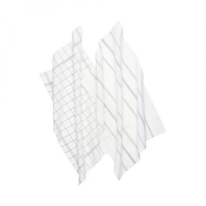 Ręcznik kuchenny \'Erin\' 50x70 - Beżowo/Biały w grupie Wystrój / Tekstylia w Reforma (1511-73-177)