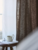2-pak Firanka \'Harper\' 140x280 - Brązowa