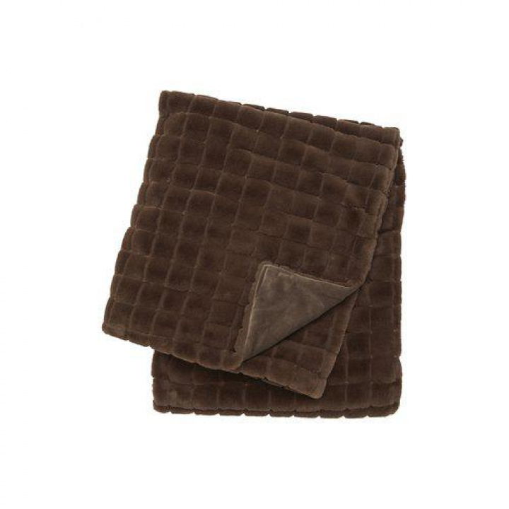 Koc \'Luna\' 120x150 - Brązowy w grupie Wystrój / Tekstylia / Kocyki i pledy w Reforma (1545-71-012)