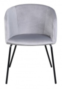 Krzesło \'Astrid\' - Szaro-Czarne