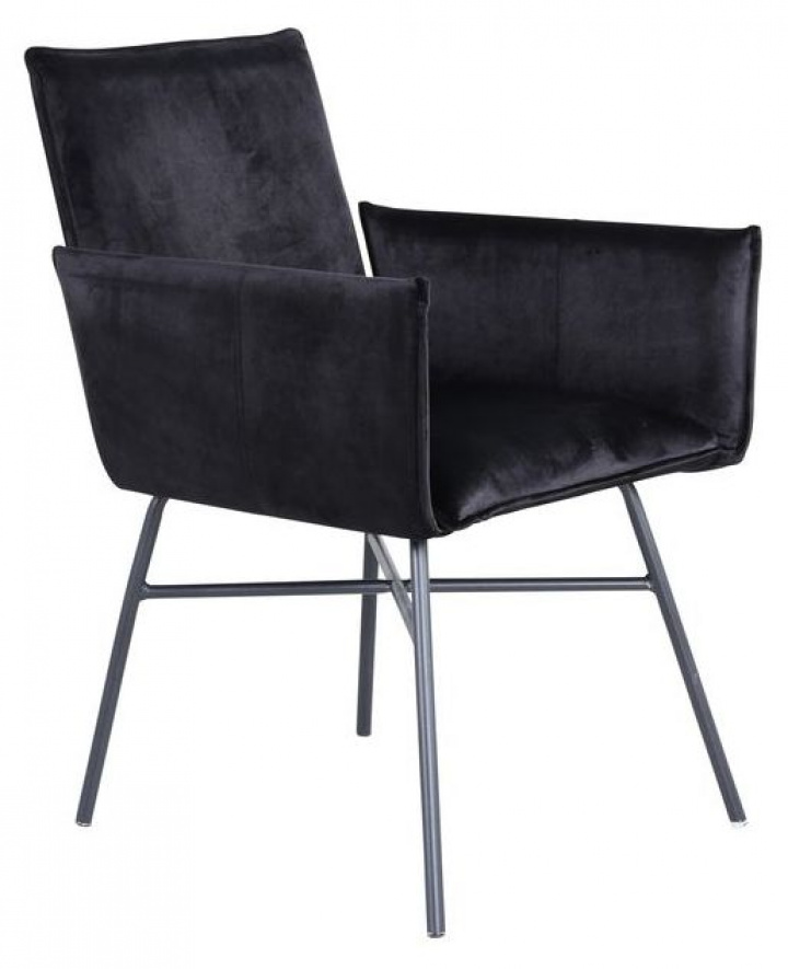 Krzesło \'Dingle\' - Czarne w grupie Meble / Meble do siedzenia / Krzesła w Reforma (15575-888)