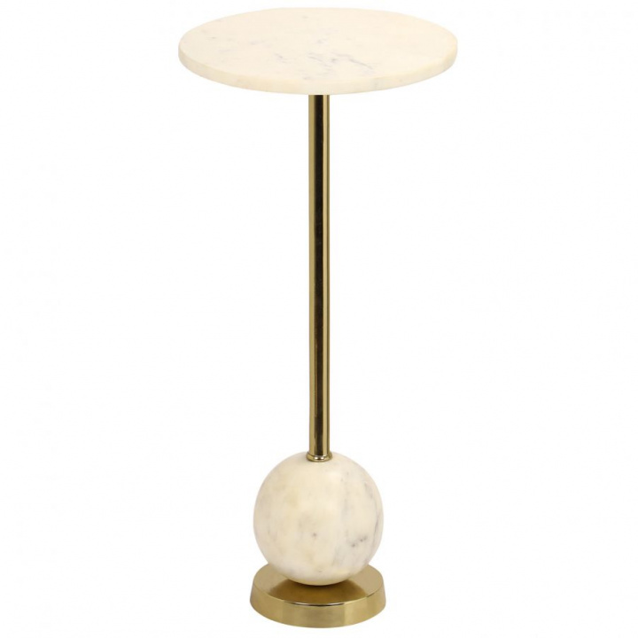 Stolik boczny \'Salo\' - Mosiądz/Marmur w grupie Meble / Stoły / Stoliki boczne w Reforma (1605000)