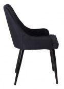 Krzesło \'Folldal\' - Czarna tkanina