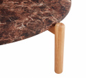 Stolik kawowy \'Marble\' S - Brązowy