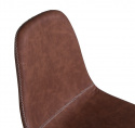Krzesło \'Eidsberg\' Spin - Brązowe/Czarne