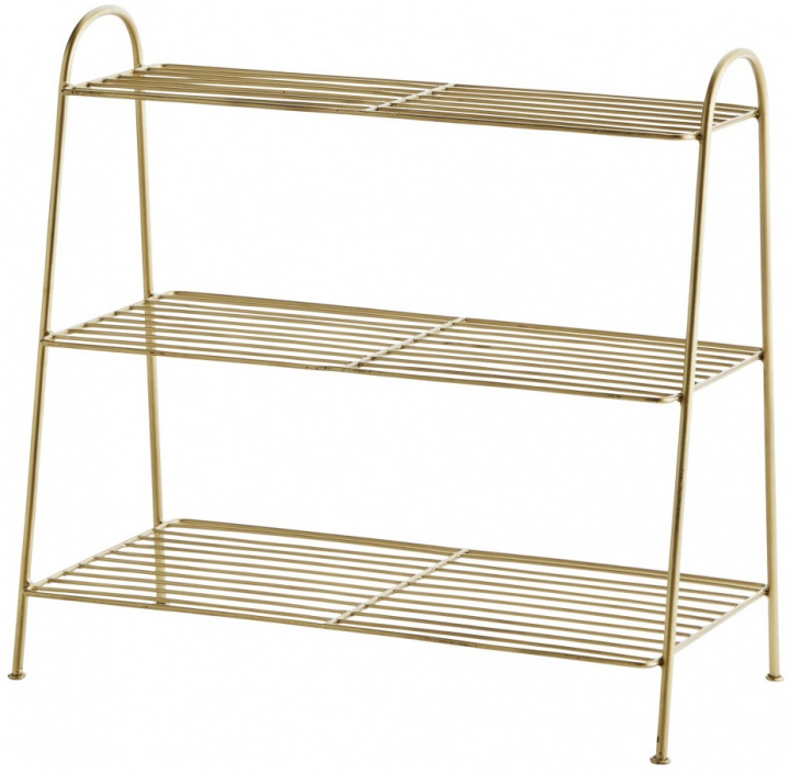 Półka na buty \'Gala\' L - Mosiądz w grupie Meble / Półki i przechowywanie / Półki na kapelusze i buty w Reforma (19520AB)