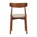 Krzesło \'Ystad\' - Orzech/beżowe