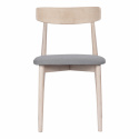 Krzesło \'Ystad\' - Biały dąb/Szare