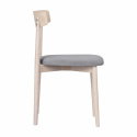Krzesło \'Ystad\' - Biały dąb/Szare