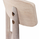 Krzesło \'Ystad\' - Biały dąb/Beżowe
