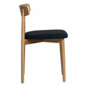 Krzesło \'Ystad\' - Naturalne/Czarne