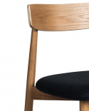 Krzesło \'Ystad\' - Naturalne/Czarne