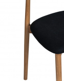 Krzesło \'Ystad\' - Naturalne/Czarne