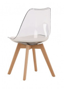 Krzesło \'Edvin\' - Przezroczyste