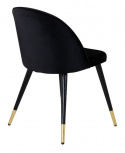 Krzesło \'Elverum\' - Czarny/Mosiądz