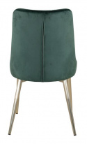 Krzesło \'Elverum Deluxe\' - Zielony/Mosiądz