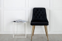 Krzesło \'Elverum Deluxe\' - Czarny/Mosiądz