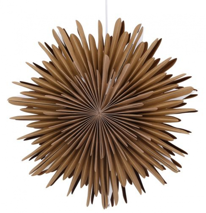 Gwiazda adwentowa \'Svedala\' 35cm - Brązowa w grupie Oświetlenie / Lampy / Lampy sufitowe w Reforma (20030-103)