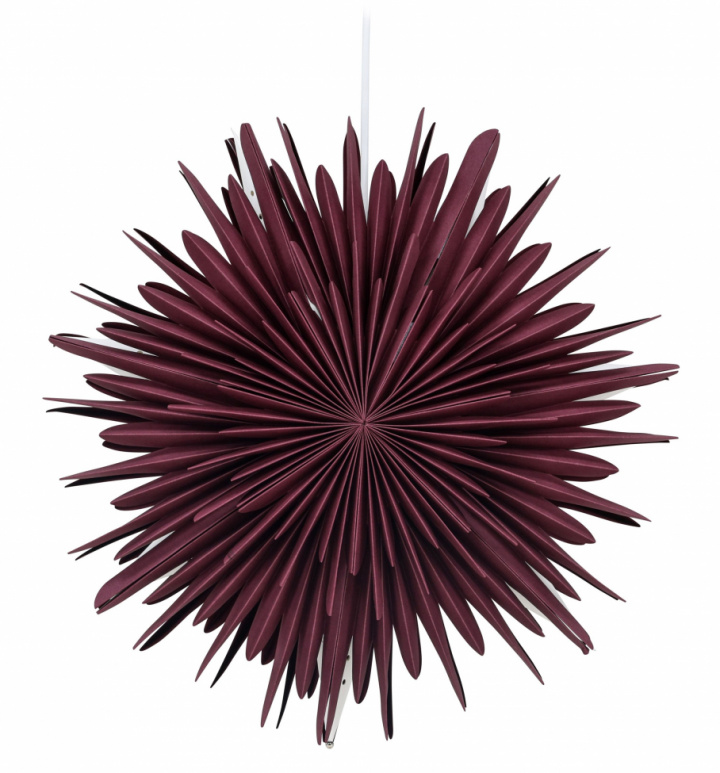 Gwiazda świąteczna \'Ture\' - Ciemnoczerwona w grupie Oświetlenie / Lampy / Oświetlenie świąteczne w Reforma (20031-112)