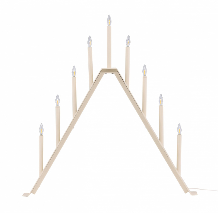 Świecznik adwentowy \'Mölndal\' - Beżowy w grupie Oświetlenie / Lampy / Oświetlenie świąteczne w Reforma (20040-102)