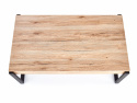 Stół \'Wood\' 110x64cm - Naturalny/Czarny