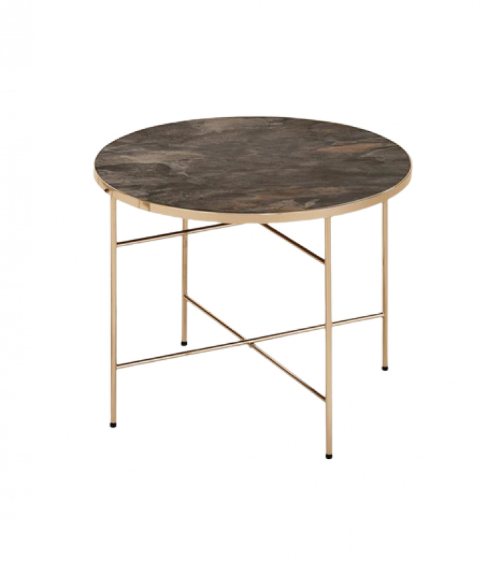 Stolik kawowy \'Isola\' - Brązowy/Szampan w grupie Meble / Stoły / Stolik kawowy w Reforma (2010001165385)