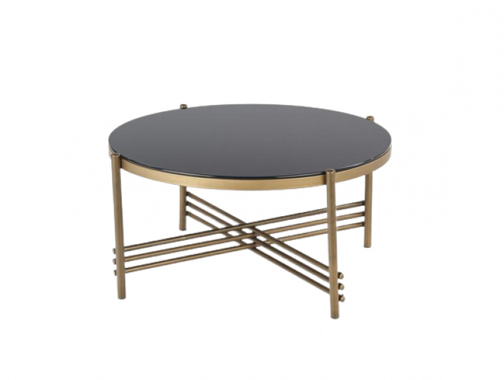 Stolik kawowy \'Mare\' - Czarny/Złoty w grupie Meble / Stoły / Stolik kawowy w Reforma (2010001169574)