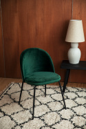Krzesło \'Romee\' - Zielone/Czarne