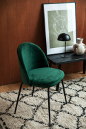 Krzesło \'Romee\' - Zielone/Czarne