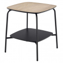 Stolik boczny \'Genua\' - Dąb/Czarny