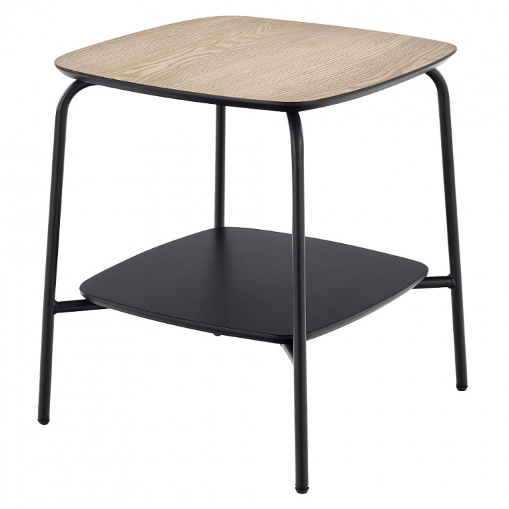 Stolik boczny \'Genua\' - Dąb/Czarny w grupie Meble / Stoły / Stoliki boczne w Reforma (2010001170853)
