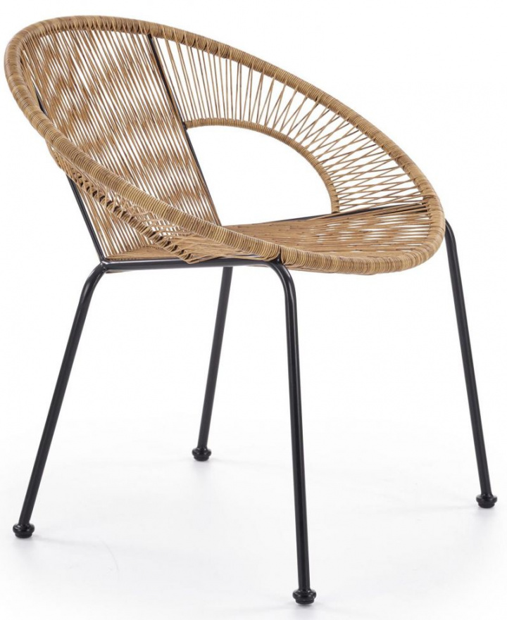 Krzesło ogrodowe \'Bari\' - Brązowe/Czarne w grupie Meble / Meble ogrodowe / Krzesła ogrodowe w Reforma (2010001170952)