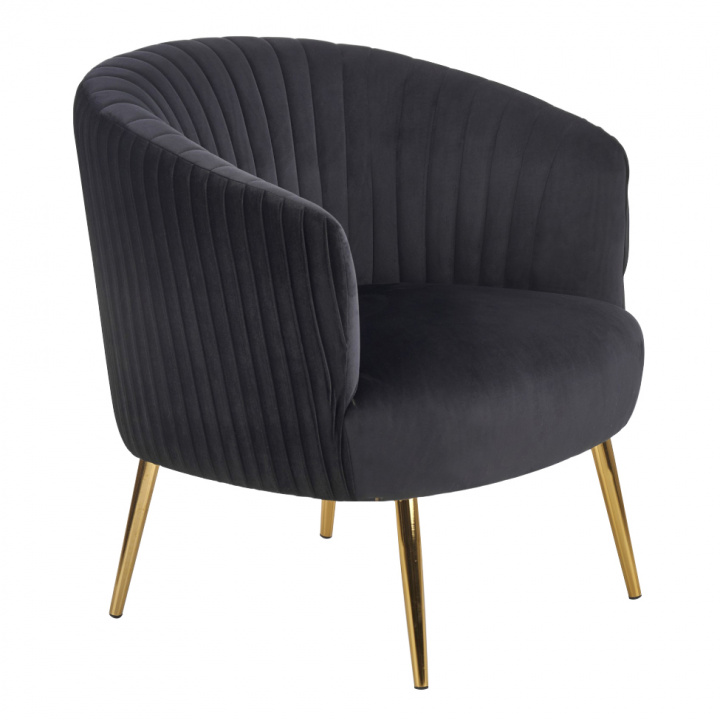 Fotel \'Black Velvet\' - Czarny w grupie Meble / Meble do siedzenia / Fotele w Reforma (2010001176503)