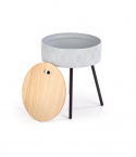 Stolik boczny \'Aura\' - Szary