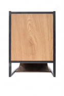 Stolik boczny \'Malmby\' - Dąb/Czarny