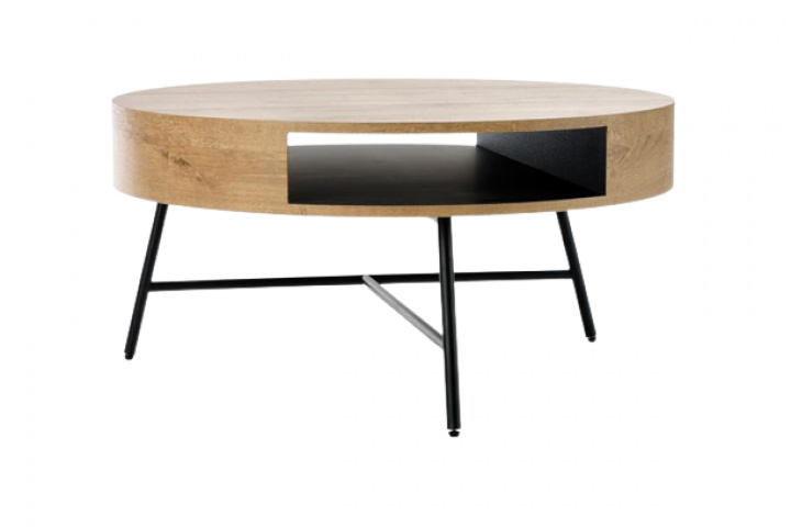 Stolik kawowy \'Vansbro\' - Dąb/Czarny w grupie Meble / Stoły / Stolik kawowy w Reforma (2010001184973)